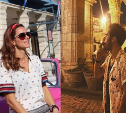 Cláudia Vieira e João Alves namoram em Cuba