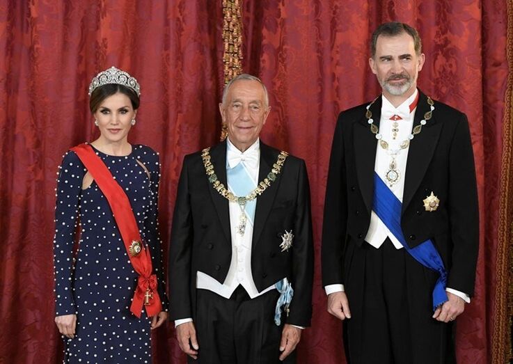 Letizia, Felipe, marcelo rebelo de sousa