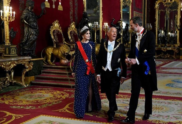 Letizia, Felipe, marcelo rebelo de sousa