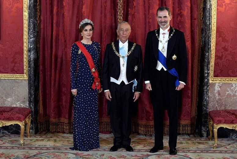 Letizia, Felipe, marcelo rebelo de sousa