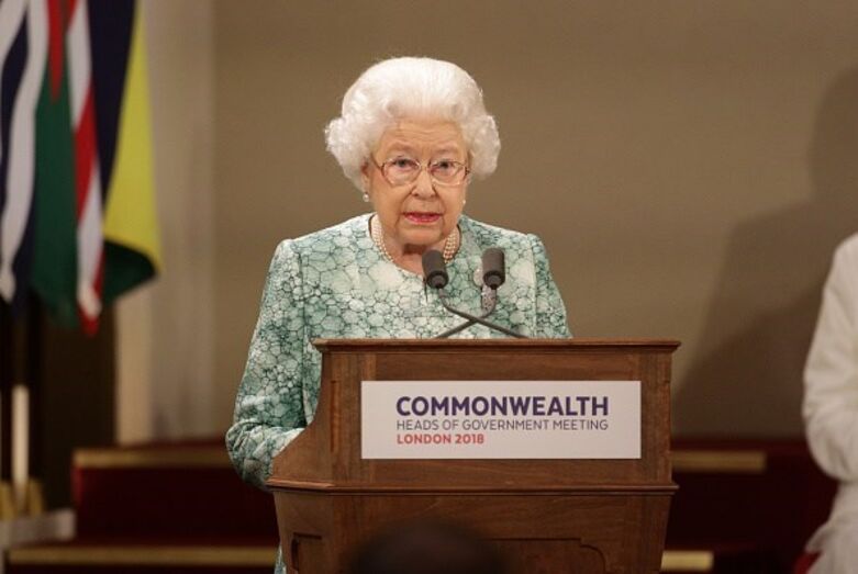 A rainha Isabel II