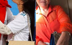 Georgina e Dolores celebram vitória de Ronaldo com carteiras de luxo. Qual a mais cara?