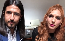 Animação e felicidade. Katia mostra como está radiante ao lado de Georgina e Ronaldo na entrada do ano