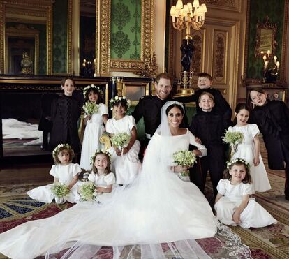 Palácio de Kensington publica novas imagens do casamento real 
