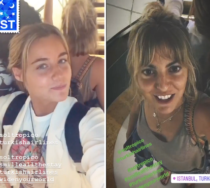 Kelly Bailey e Jessica Athayde divertidas na Turquia
