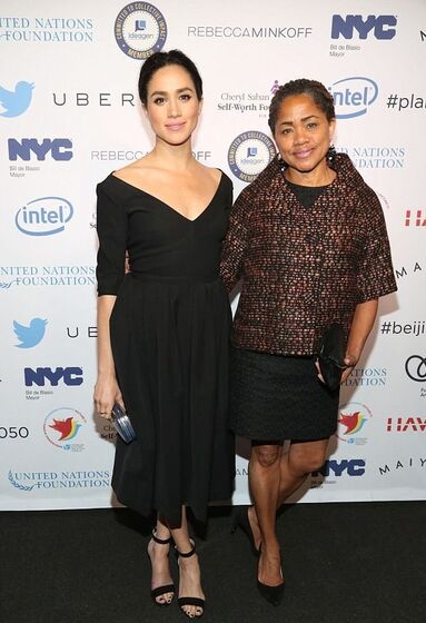 Meghan Markle e a mãe, Doria Ragland