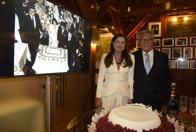 casamento Manuel Fernandes e Paula, donos do restaurante Madeirense