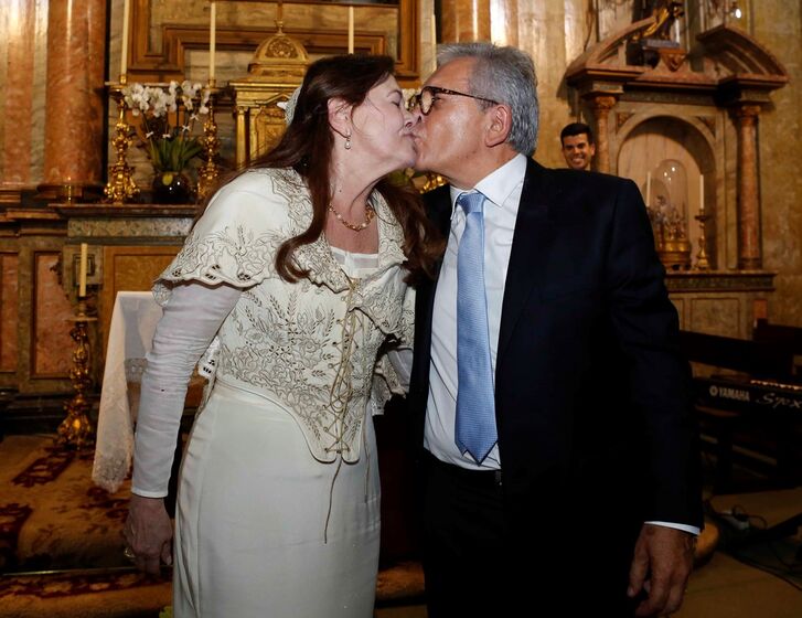 casamento Manuel Fernandes e Paula, donos do restaurante Madeirense