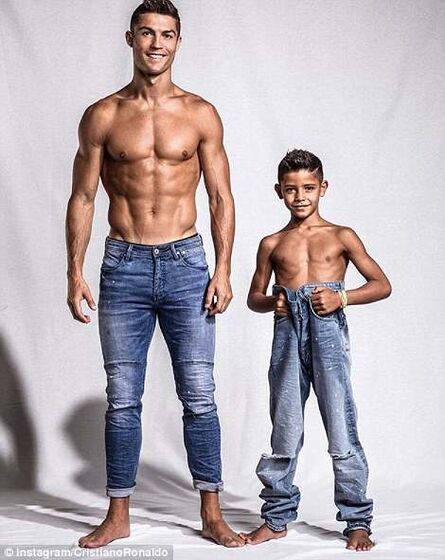 Cristiano Ronaldo, corpo 