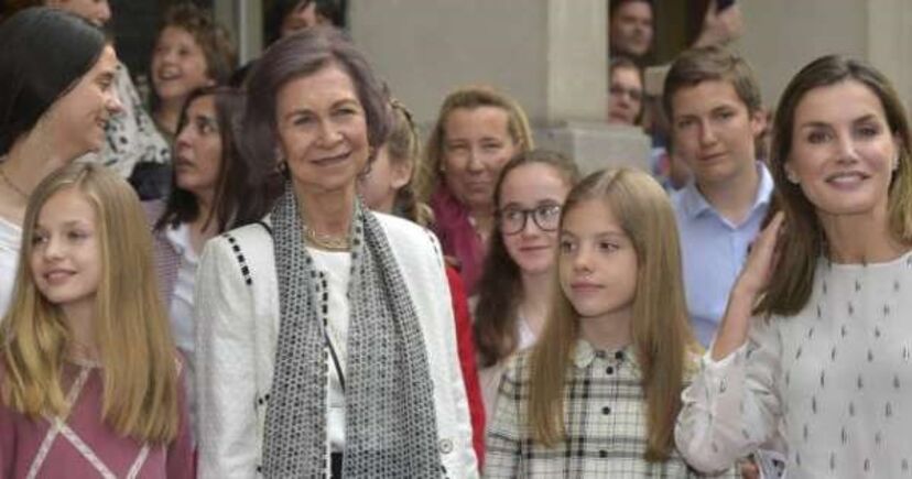 Letizia e Sofia de Espanha