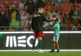 Cristiano Ronaldo e o filho jogaram na Luz