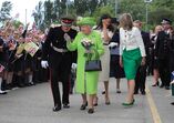 Meghan Markl e Isabel II de Inglaterra 