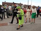 Meghan Markl e Isabel II de Inglaterra 