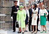Meghan Markl e Isabel II de Inglaterra 
