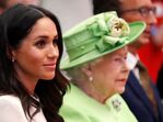 Meghan Markl e Isabel II de Inglaterra 