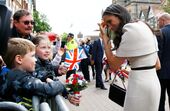 Meghan Markl e Isabel II de Inglaterra 