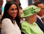 Meghan Markl e Isabel II de Inglaterra 