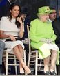 Meghan Markl e Isabel II de Inglaterra 