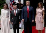 Melania Trump e Rania da Jordânia