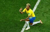 Neymar, Brasil, Mundial 2018, Quedas 1ª fase