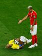 Neymar, Brasil, Mundial 2018, Quedas 1ª fase