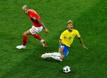 Neymar, Brasil, Mundial 2018, Quedas 1ª fase