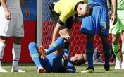 Neymar, Brasil, Mundial 2018, Quedas 1ª fase