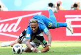 Neymar, Brasil, Mundial 2018, Quedas 1ª fase