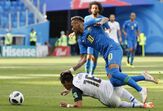 Neymar, Brasil, Mundial 2018, Quedas 1ª fase