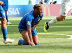 Neymar, Brasil, Mundial 2018, Quedas 1ª fase