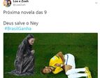 Neymar, Brasil, Mundial 2018, Quedas 1ª fase