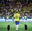Neymar, Brasil, Mundial 2018, Quedas 1ª fase
