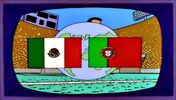 Mundial 2018, México, Portugal, Simpsons
