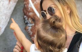 Ternura! Laura Figueiredo diverte-se com a filha, Beatriz, em cenário digno de ‘princesas’