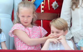Brincadeira do príncipe George com a prima acaba mal. Saiba quem é Savannah, o terror da família real britânica