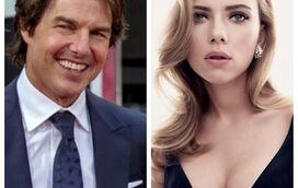 Disseram que Scarlett Johansson fez testes para namorar Tom Cruise e ela não ficou calada