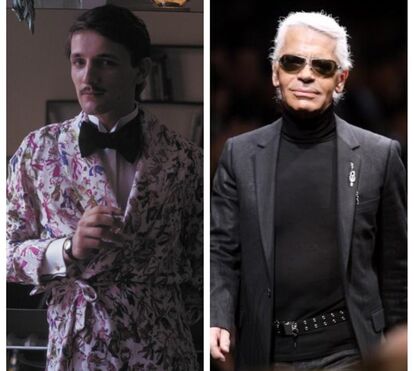 Lagerfeld pediu que misturassem as suas cinzas com as do namorado