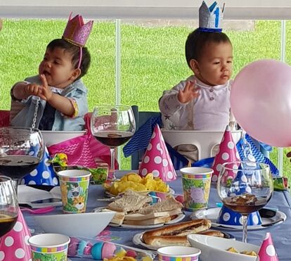 Georgina mostra a grande festa e os presentes de aniversário dos gémeos de Ronaldo