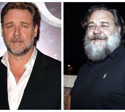 Como é possível?! Não vai acreditar no tamanho da barriga de Russell Crowe