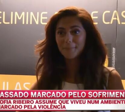 Sofia Ribeiro fala em passado marcado pelo sofrimento