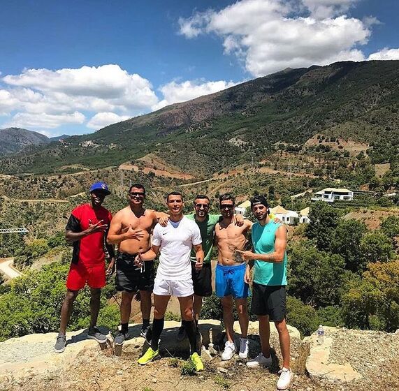 Georgina Rodríguez, Cristiano Ronaldo, Férias, Marbella