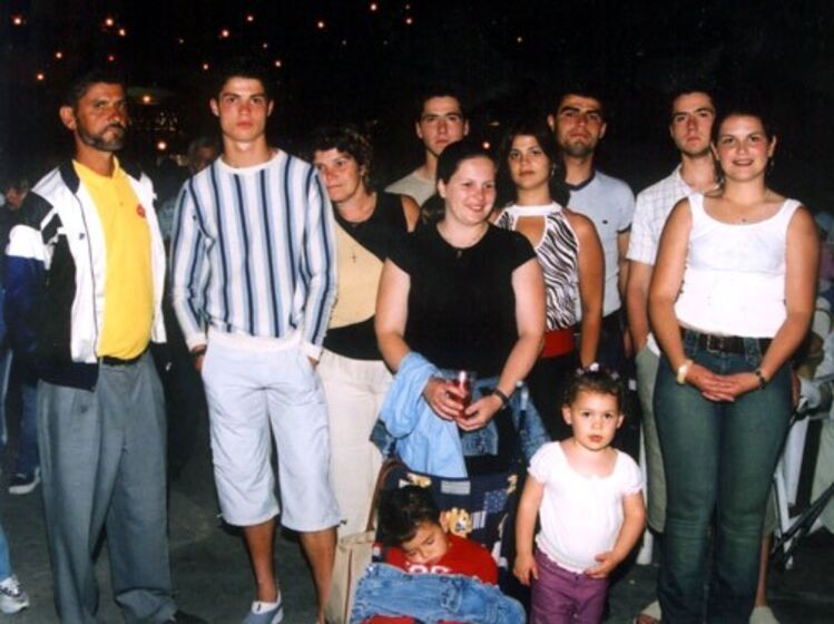 josé diniz aveiro, cristiano ronaldo, família, foto antiga
