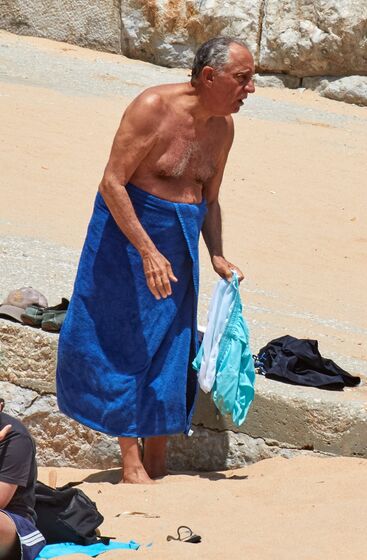 Presidente, Marcelo Rebelo de Sousa, calções, praia, cascais, presidente da república