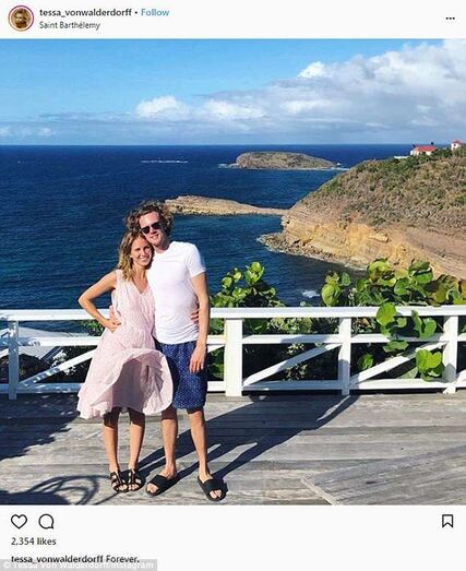Barron Hilton e Tessa von Walderdorff,