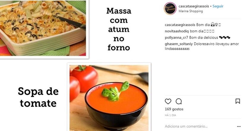 Família Aveiro, cascata e girassóis