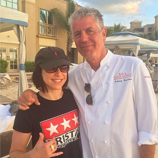 Ottavia Busia-Bourdain, Anthony Bourdain