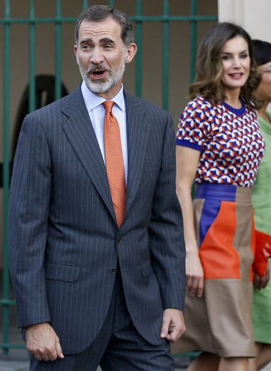 Felipe de Espanha e Letizia em visita oficial a New Orleans