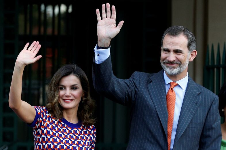 Felipe de Espanha e Letizia em visita oficial a New Orleans