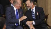 Juan Carlos e Felipe e letizia