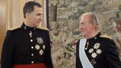 Juan Carlos e Felipe e letizia